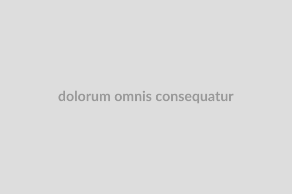 Dolorum omnis consequatur